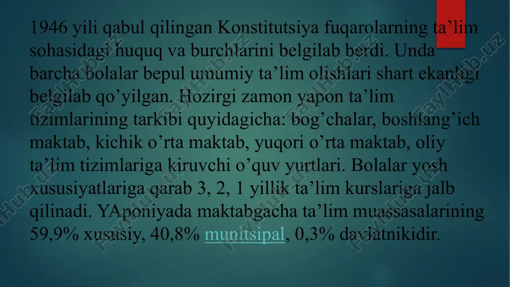 yaponiya ta’limining shakllanishi - Page 4