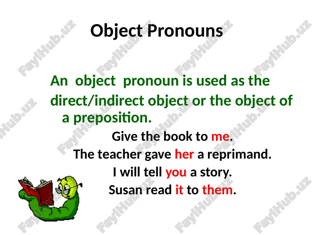 personal pronouns - Page 4