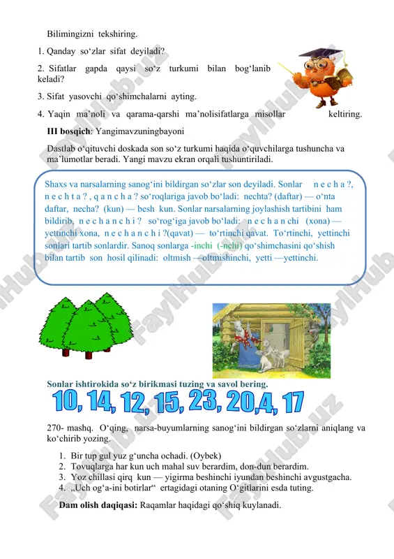 3-sinf fan: ona tili - Page 4