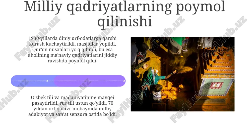 davlatchilikning dastlabki urinishi sifatida baholanadi. ushbu asar 1980-yillardagi “paxta ishi” kabi sovet davrining ziddiyatli jihatlariga xolisona baho beradi va ularning oqibatlarini tahlil qiladi. e'tiboringiz uchun rahmat image4.png image5.jpg image6.jpg image7.jpg image8.jpg image9.jpg image10.jpg image11.jpg image12.jpg image13.jpg image14.jpg image15.jpg image16.jpg image17.jpg image18.jpg image19.jpg image20.jpg image21.jpg image1.jpeg image2.jpeg image3.jpeg