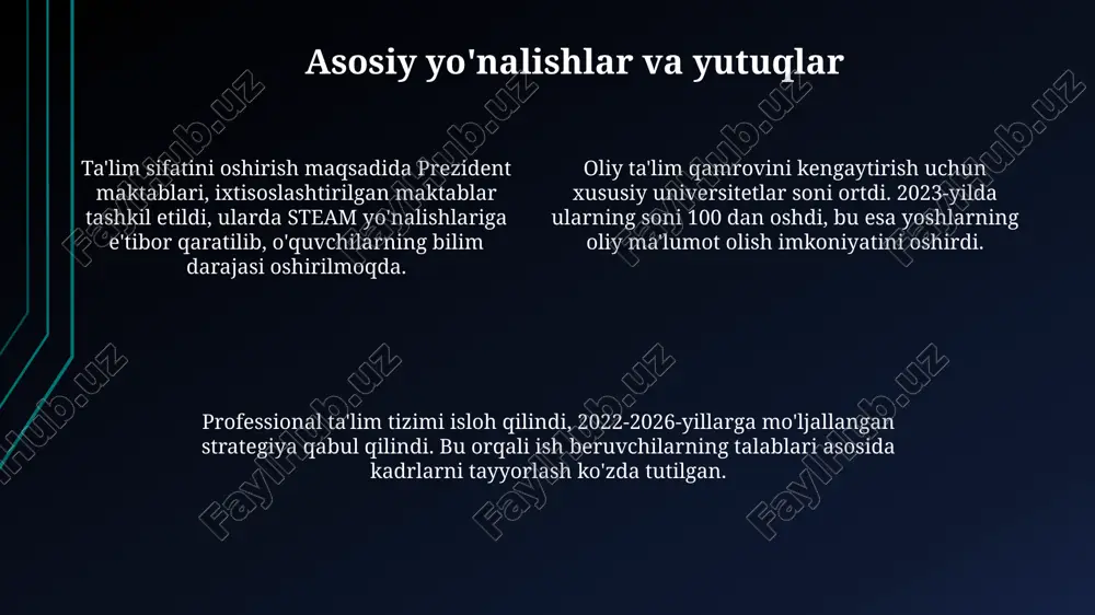 oʻzbekistondagi ta'lim sohasining islohotlari - Page 4