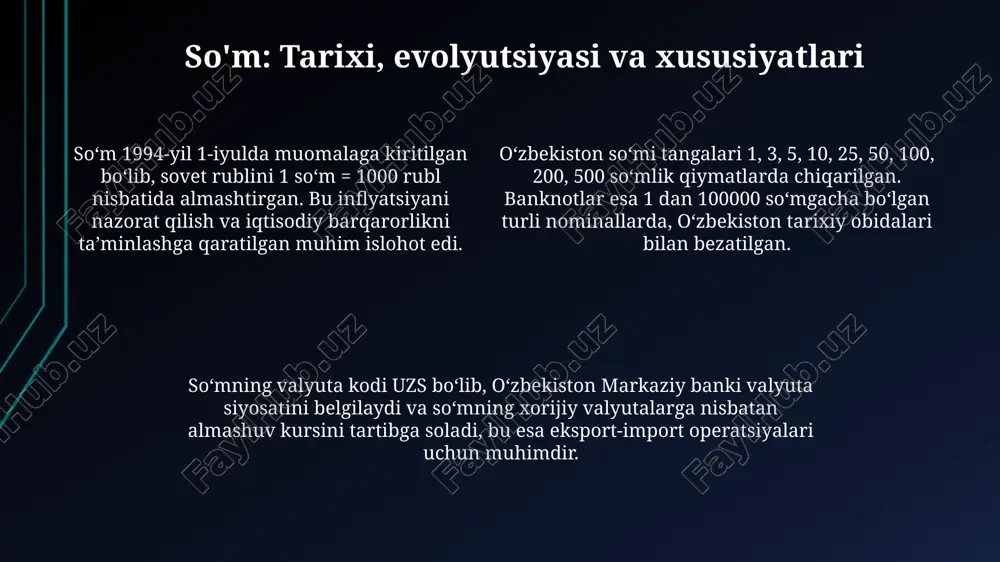 o'zbekiston respublikasi valyuta tizimi - Page 4