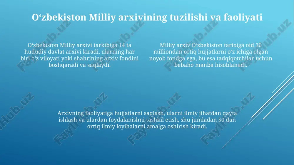 oʻzbekistonda arxiv ishining rivojlanish tarixi - Page 4