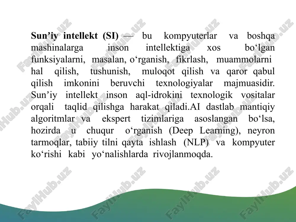 sunʼiy intellekt va uning qo‘llanilish sohalari - Page 4