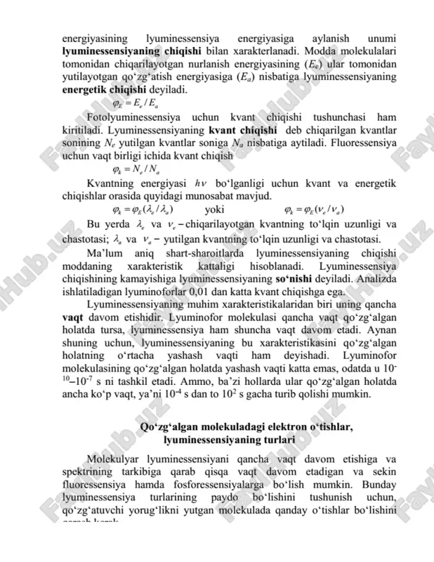 molekulyar lyuminessensiya. - Page 4