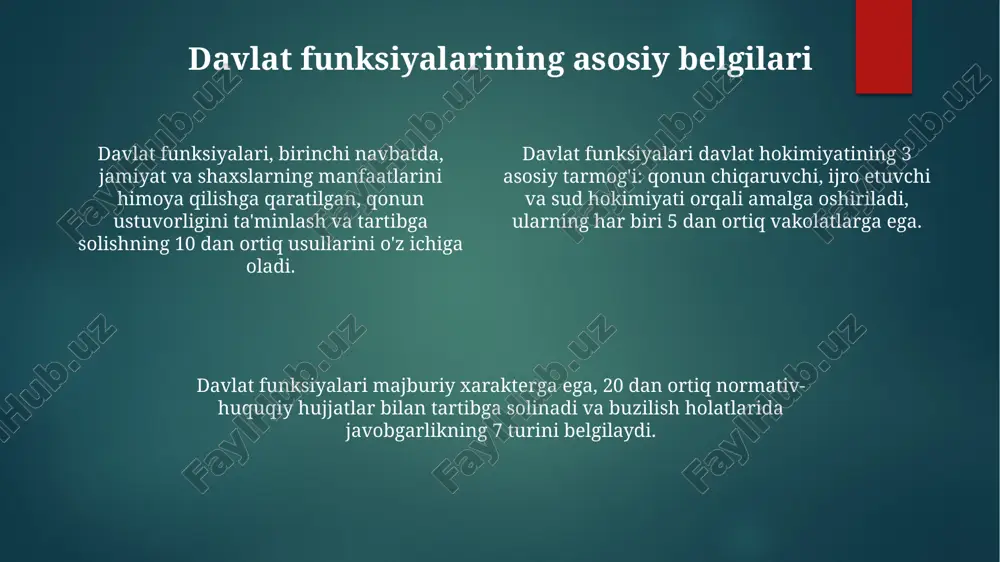 davlat funksiya tushunchalari va turlari - Page 4