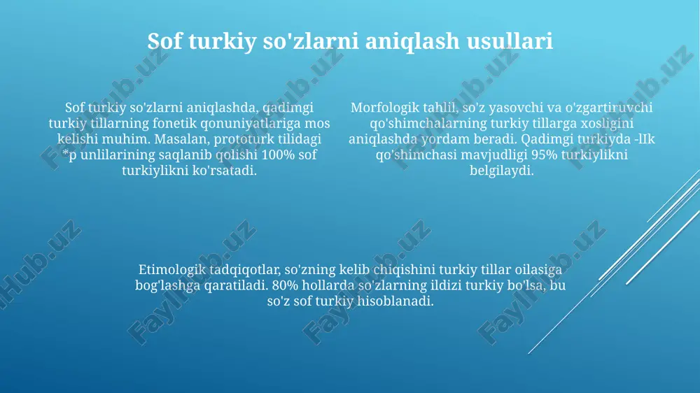 orxon yozuvlarida sof turkiy so'zlarni aniqlash - Page 4