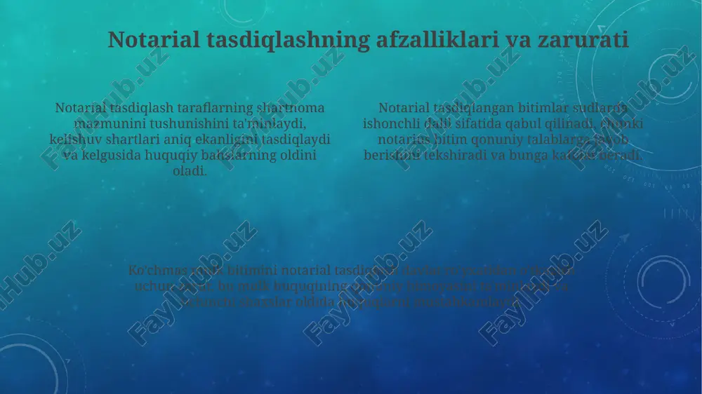 ko'chmas mulk bitimlarini notarial tasdiqlash - Page 4