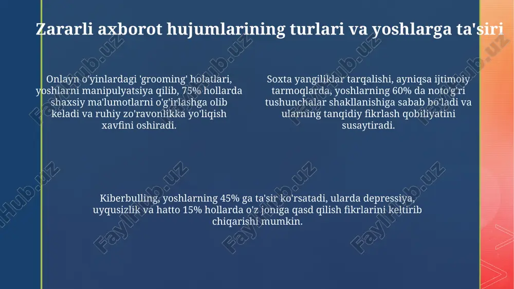 yoshlarni internetdagi zararli axborot hujumlaridan himoya qilish - Page 4