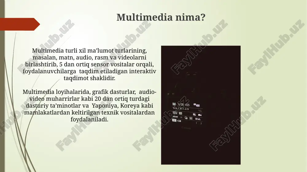 multimedia asosiy tushunchalari - Page 4