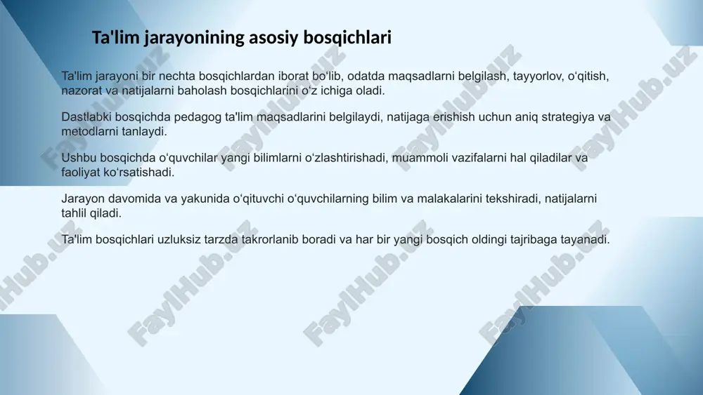 umumiy pedagogikada ta'lim jarayonining mohiyati - Page 4