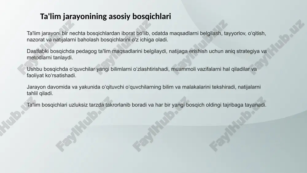 umumiy pedagogikada ta'lim jarayonining mohiyati - Page 4