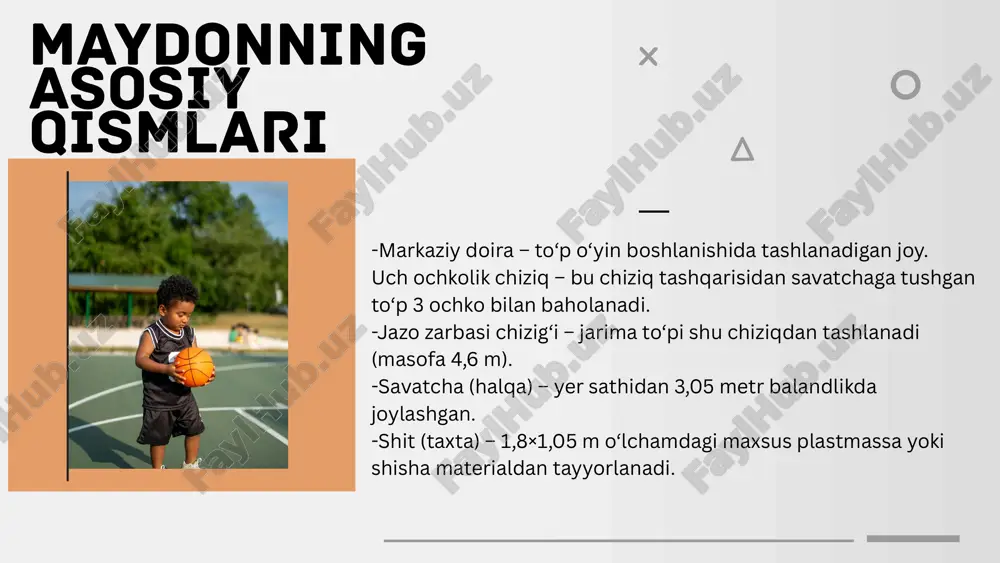 basketbol o‘yin maydoni va o‘yin qoidalari - Page 4