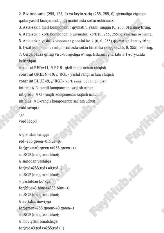 rgb-yorug’lik diodi laboratoriyasi - Page 4
