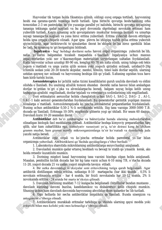 ikkinchi qovurg‘a oralig‘i da sistolik shovqin paydo bo‘ladi. o‘ng qorincha gipertrofiyaga uchraydi. o‘ng tomondan yurak turtkisi kuchayadi, uch tabaqali klapanda birinchi ton kuchayadi. dekompensasiyada o‘ng qorincha kengayadi, katta qon aylanish doirasida qon harakati susayadi. ko‘karish va hansirash (ayniqsa hayvon harakatlanganda kuzatiladi. aorta klapani yetishmovchiligida diastola paytida qonning bir qismi chap qorinchaga qaytib tushadi, aorta klapanlari p.optimumi (chap tomondan ot, it va qoramollarda to‘rtinchi, cho‘chqalarda uchinchi qovurg‘a oralig‘ida da diastolik shovqin hosil bo‘ladi. qon harakatining susayishi oqibatida chap qorinchada akkamodasion kengayish va keyinchalik, gipertrofiya kuzatiladi. yurak turtkisi kuchayadi. maksimal arterial bosim ko‘tariladi, minimal bosim pasayadi va natijada puls bosimi kattalashadi. puls «sakrovchi» va yirik bo‘ladi. vena undulyasiyasi kuzatiladi. dekompensasiyada chap qorinchaning kengayishi, kichik qon aylanish doirasida qon harakatining susayishi, hansirash va ko‘karish kuzatiladi. o`pka arteriyasi klapani yetishmovchiligida diastola paytida qonning bir qismi o‘ng qorinchaga qaytib tushadi va o‘pka arteriyasi klapanlari p.optimumi (chap tomondan ot, it va kavsh qaytaruvchilarda uchinchi, cho‘chqalarda – …
