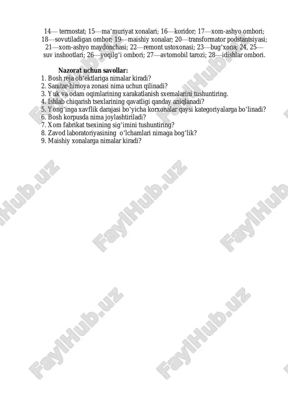 qayta ishlash korxonalarini bosh rejasini tuzish - Page 4