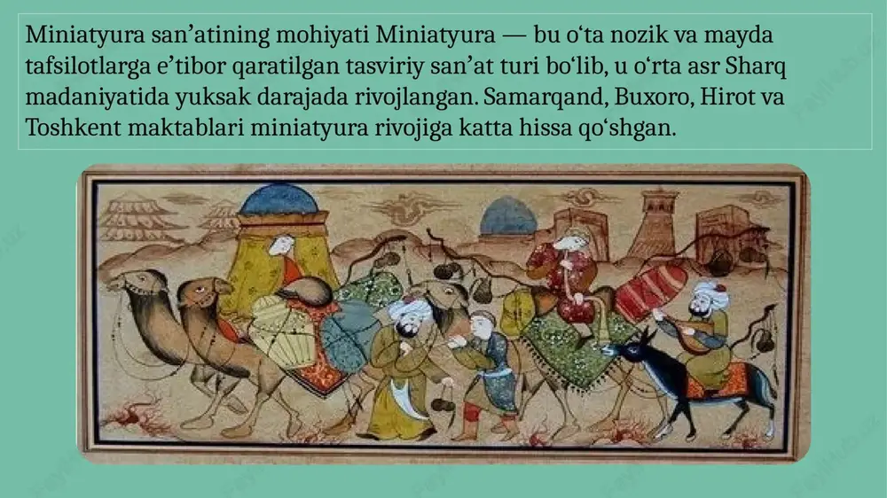 mustaqillik yillarida miniatyura sanʼatining rivojlanishi - Page 4