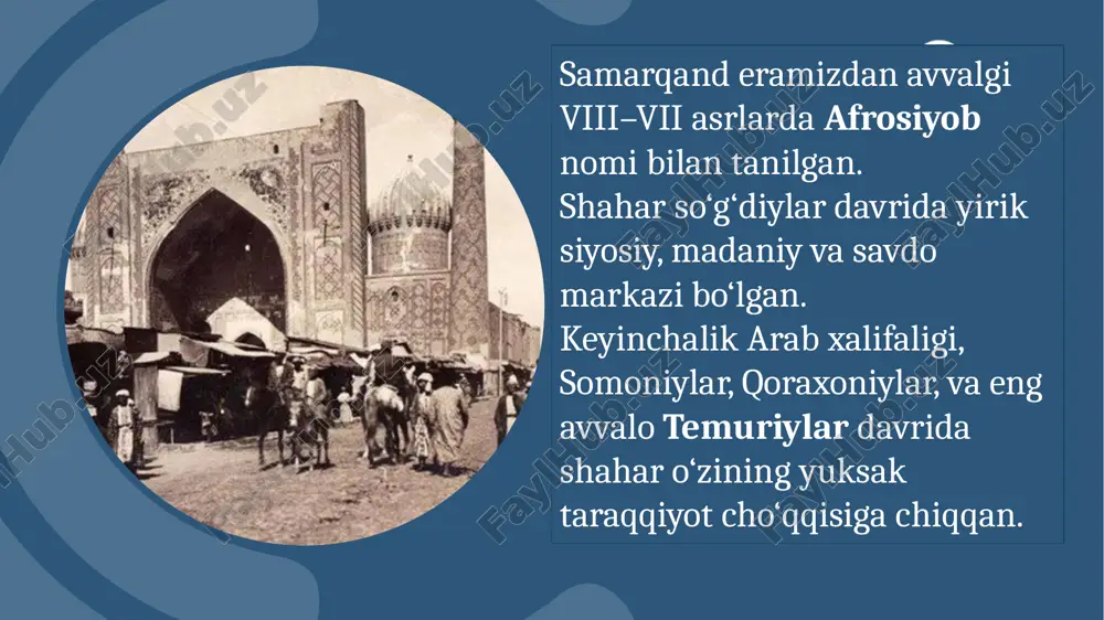 samarqand me’moriy obidalar tarixi - Page 4