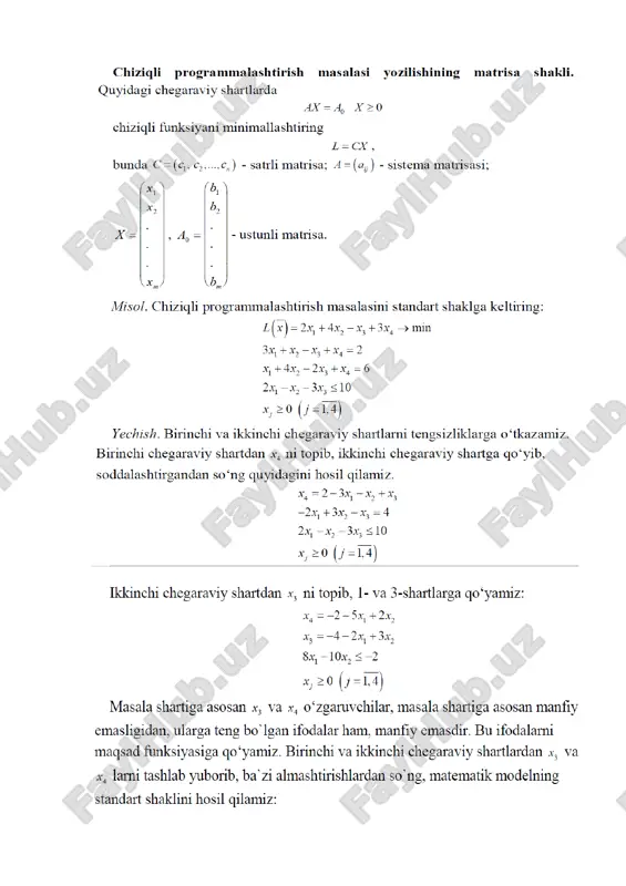 matematik programmalashtirish tushunchalari - Page 4