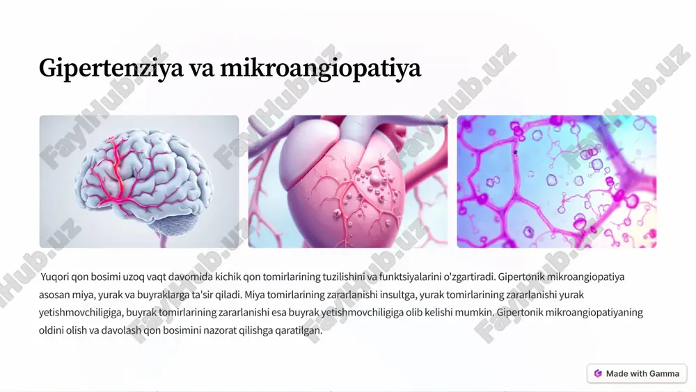 bog'liq belgilar aniqlansa, darhol tibbiy yordamga murojaat qilish kerak. https://gamma.app/?utm_source=made-with-gamma