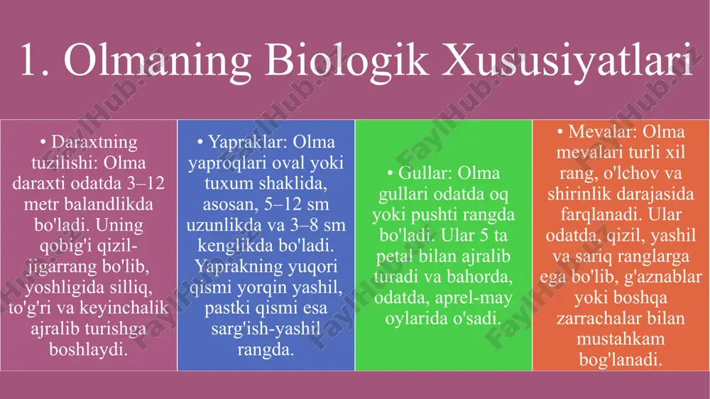 olmamevasining xususiyatlari - Page 4