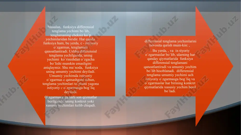 stemalarni yanada yaxshi tushunishga yordam beradi. odt'lar nazariyasi va yo'nalishlar maydoni hozirgi zamon muhandisligi va ilmida keng qo'llanilib, ko'plab masalalarni hal qilishda ishlatiladi. 9 e’tiboringiz uchun rahmat 10 image2.jpg image9.png image10.png image1.jpg