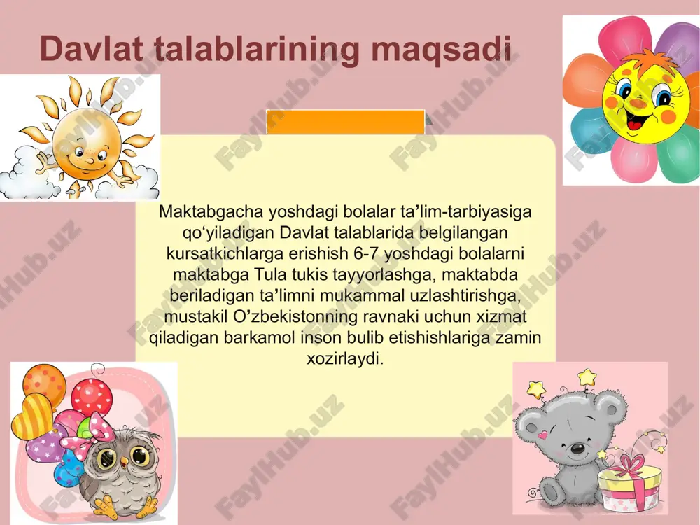 davlat talablarining maqsadi - Page 4