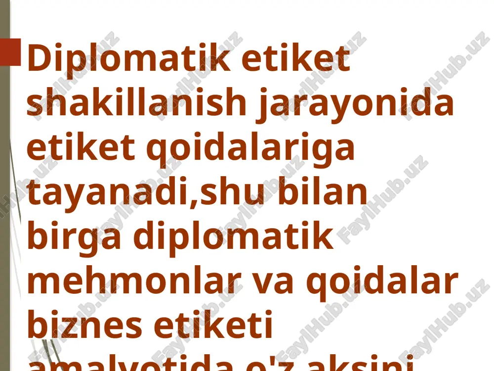 diplomatik protokol va diplomatik etiket - Page 4