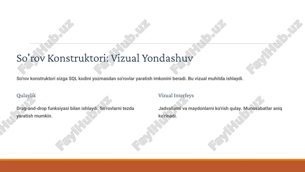 microsoft accesskonstruktoryordamidaso’rovlaryaratish - Page 4