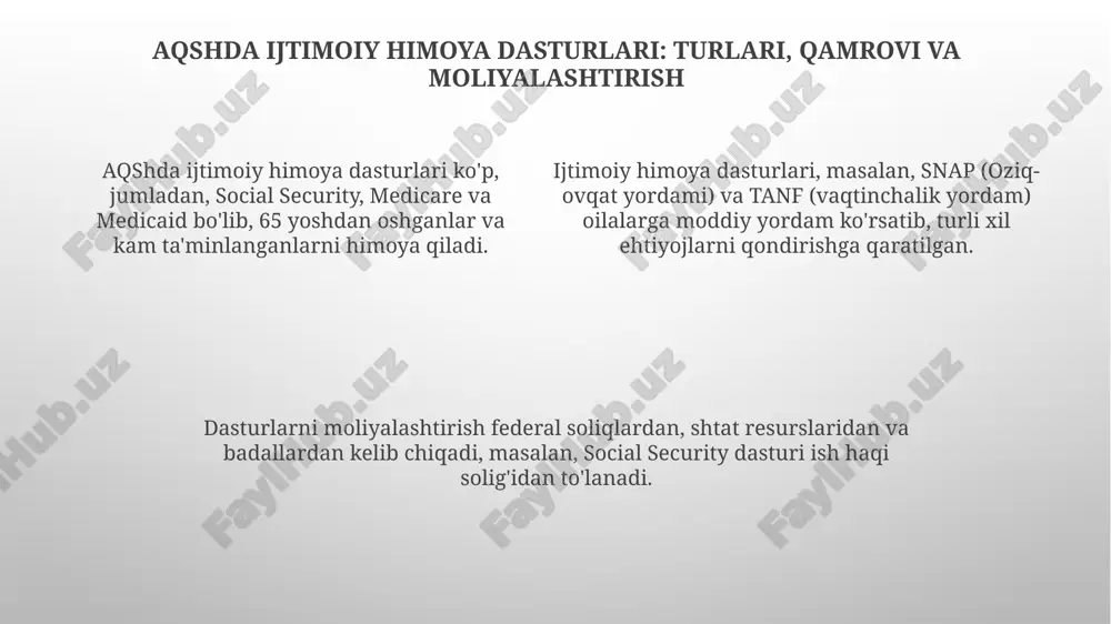 aqsh aholisini ijtimoiy himoya qilish tizimi - Page 4