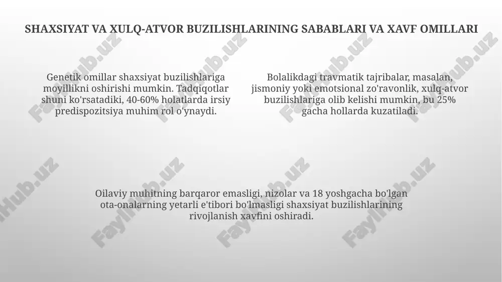 xulq-atvor buzilishlari - Page 4