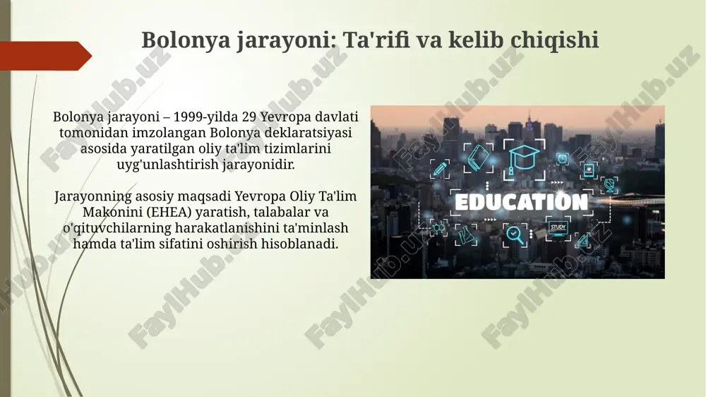 bolonya jarayonlari va uni ta'limni modernizatsiyalashdagi roʼli - Page 4
