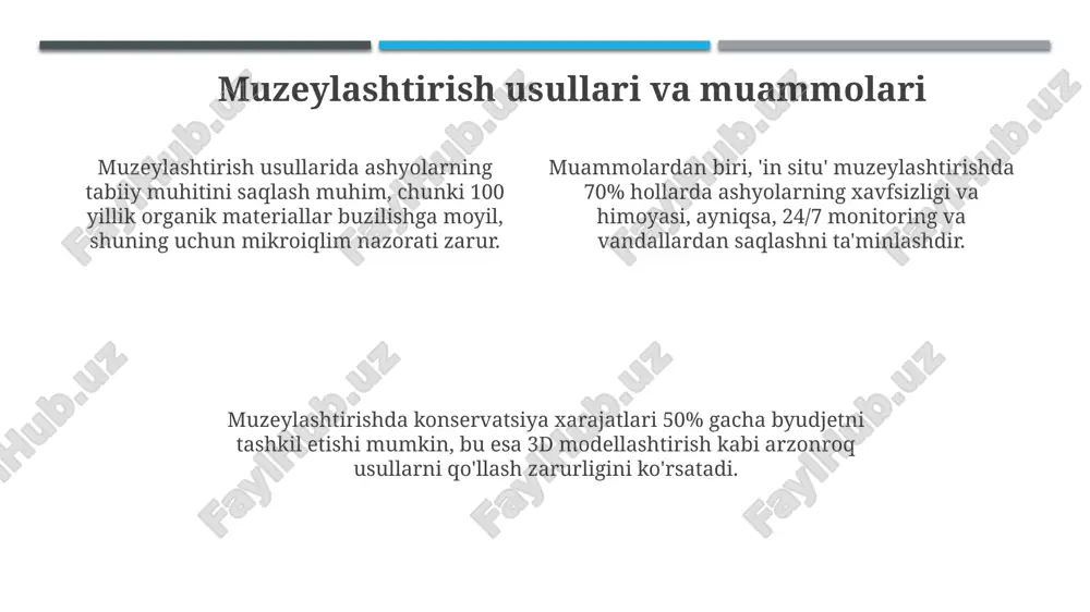 har xil turdagi topilmalarni muzeylashtirish - Page 4