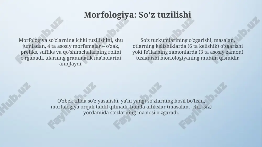 grammatika - til strukturasini o'rganuvchi soha - Page 4
