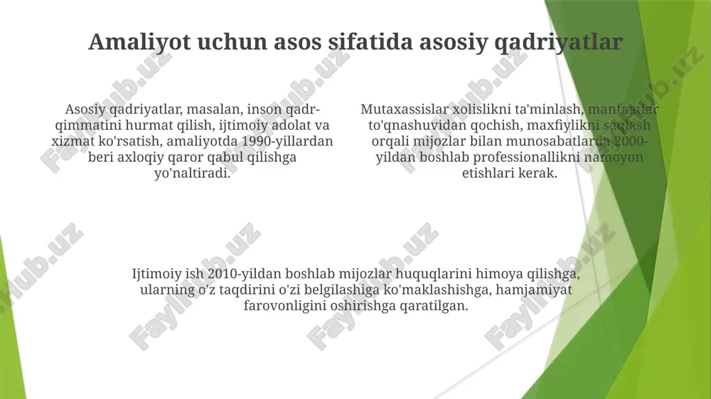 ijtimoiy ishning etik-professional qadriyatlari - Page 4