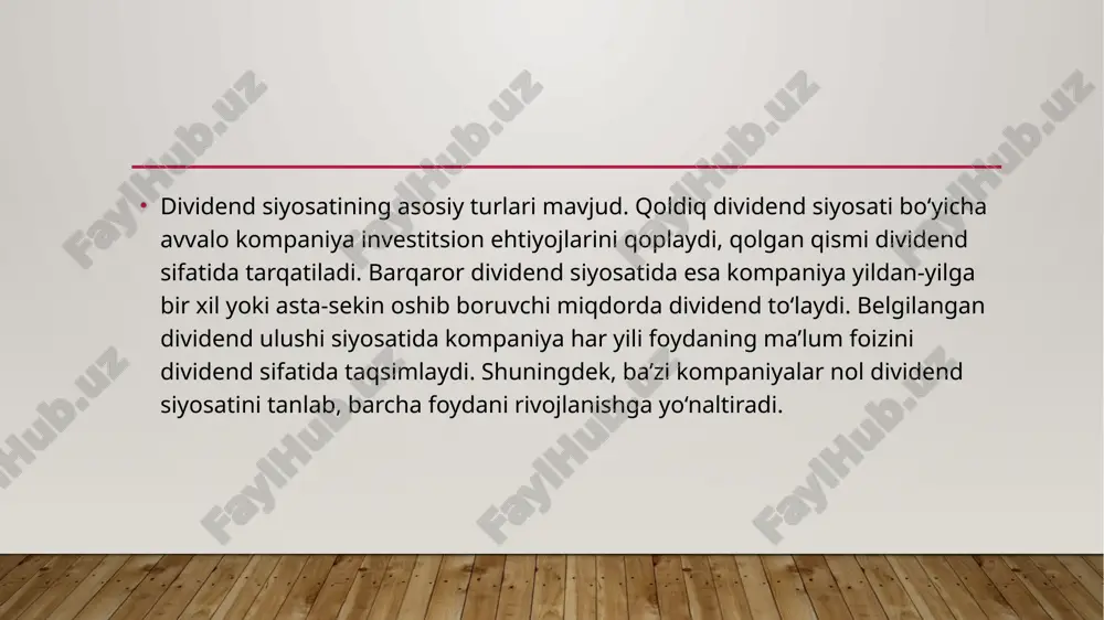 dividend siyosati - Page 4