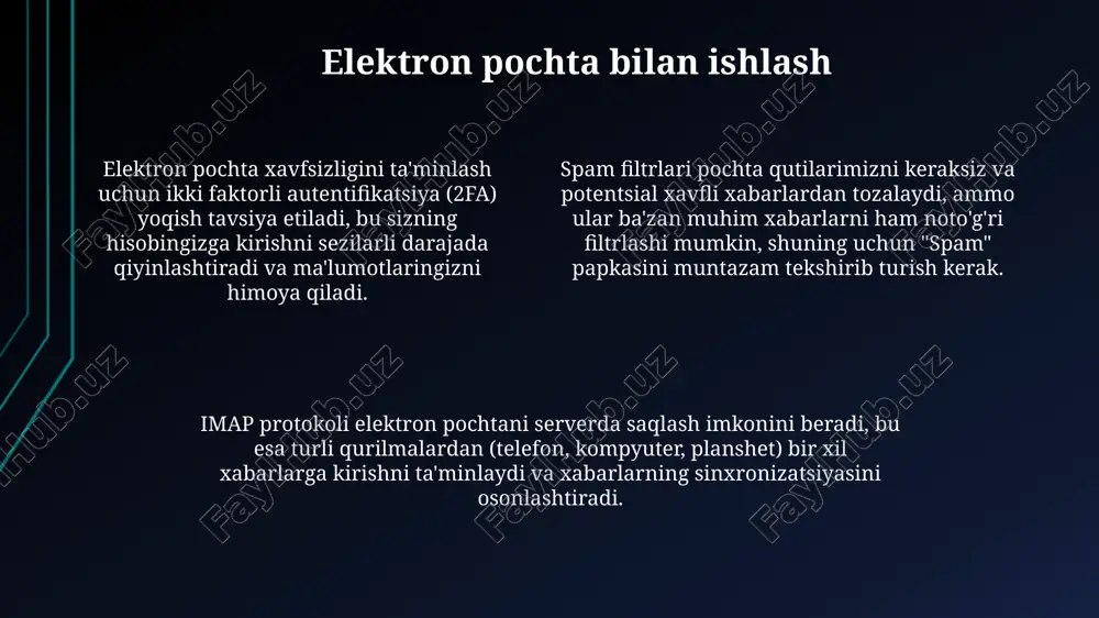 internet va elektron pochta bilan ishlash - Page 4