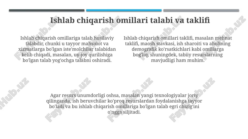 ishlab chiqarish omillar bozori - Page 4