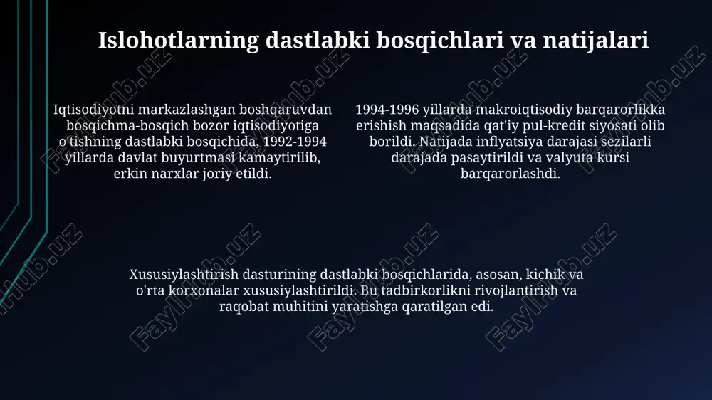 islom karimovning iqtisodiy islohotlari - Page 4