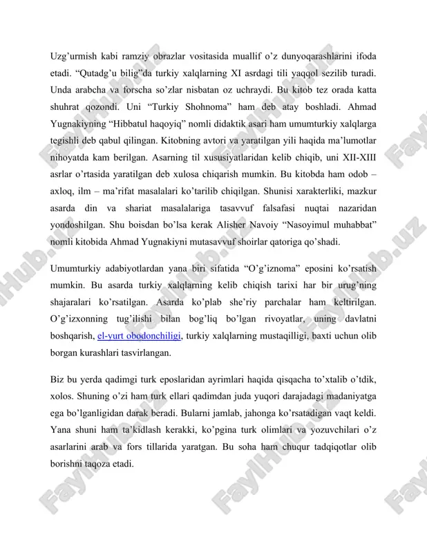 lib borishni taqoza etadi. devonu lug‘otit turk, mahmud qoshg‘ariyning qalamiga mansub bo`lib, bog’dodda 1072-1074- yillar mobaynida yozilgan turkcha-arabcha lug`atdan iborat asardir. turkiy tilining ma`lum va mashhur eng qadimgi lug`ati bo`lib, g`arbiy osiyoning yozma turkchasi haqida mavjud eng qamrovli va muhim til yodgorligidir. qo`l yozma nushasi 638 sahifa va 9000 ga yaqin turkcha so`z va jumlaning tafsiloti bilan birga arabcha va boshqa tillardagi izohlarini o`z ichiga olgan. shuningdek turklarning tarihiga, geografik tarqalishiga, qavmlariga lahja (sheva)lariga va yashahs shart-sharoitalriga oid qisqacha kirish va matnlarni qamragan ma`lumotlar mavjud. eski (klasik) arab leksikografiyasi (lug`at ilmi)ning tamoyillariga ko`ra tayyorlangan lug`at, mahmud qoshg‘ariyning turkiy qavmlar haqidagi batafsil ma`lumotlari bilan birga, arab filologiyasi (til bilimi) borasida ham asosli tahsil olganligini yaqqol namoyon qiladi. lug`atnig mavjud yagona yozma nushasi 1266-yilda shomda qaytadan nashr qilingan va 1915-yilda istambulda ali amiri afandi (1857-1923) tomonidan tasodifan topilgan. (faqat oldingi asrlarda antepli ayniy va kotib chelebi ham devondan bahs etganlar.) ali amiri …