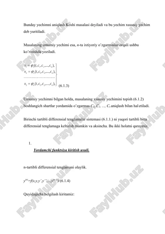 differensial tenglamalar sistemasi - Page 4