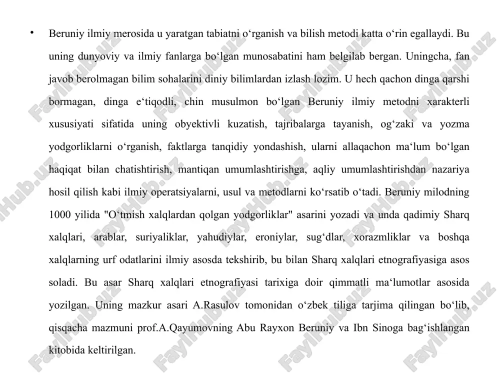 roq, suv, havo hamda quyosh muqaddasdir. odamlar ularni e’zozlash, quyoshga sajda qilishga da’vat etiladi. zardusht ta’limotida shaxsiy va turmush gigienasiga qat’iy amal qilish kishilar o'rtasida turh xil kasalliklar kelib chiqishining oldini oluvchi tadbir ekanhgi alohida uqtiriladi. ularda madrasalar, maktablar va qoriqxonalar mavjud edi. madrasalar musulmon oliy o'quv yurtlari hisoblangan. maktablar masjidlar qoshida va xususiy uylarda tashkil etilgan. xonlar o'rtasida xonzoda va zodagonlarning bolalarini o'qitish uchun maxsus maktab bor edi. masalan, «ansob as-solatin va tavorixi al-havoqin» nom-li asarda yozilishcha, «musulmonqul mingboshining buyrug'i bilan yosh xudoyorxon va qipchoqlar bolalarini o'qitish uchun o'rdada maktab qurilib, unga maktabdor etib mullo so-diq tayinlangan» lekin bu maktab hozir qo'qonda mavjud bo'lgan xudoyor­xon o'rdasida emas, balki 1845-yilda bo'lgan xon o'rdasida joy-lashgan edi. keyinchalik bu o'rda buzilib ketgan. odatda, maktablarda asosan o'qish va yozish, arifmetika va adabiyot o'qitilar edi. qorixonalarda esa asosan ko'zi ojizlar o'qib, qur'on, doston va she'r-u g'azallar yodlar edilar. maktablar qizlar uchun alohida, o'g'il bolalar …