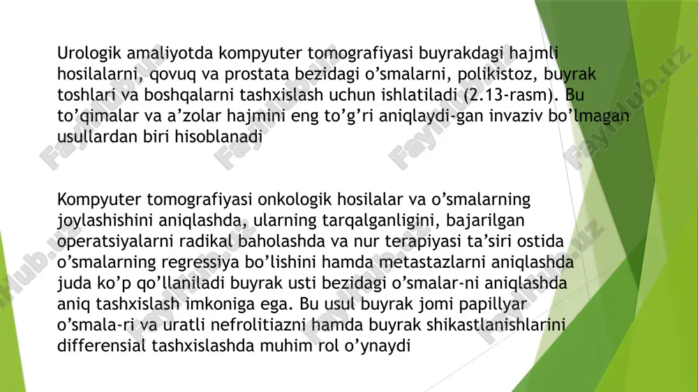 urologiya kompyuter tomografiyasi(kt) va yamr urologiya - Page 4