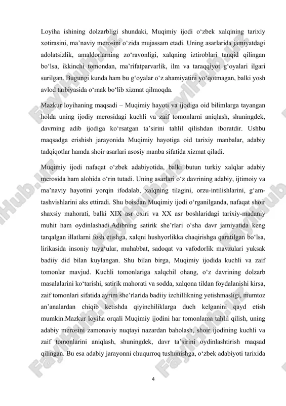 idir. u 1850-yilda qo‘qon shahrida hunarmand oilasida tug‘ilgan. bolalikdan savod chiqarib, dastlab eski maktabda tahsil olgan. yoshligidanoq she’riyatga qiziqqan muqimiy o‘sha davr maktablarida arab alifbosini, qur’oni karimni, sharq adabiyotining asosiy namoyandalari asarlarini o‘qib, ulardan ilhom olgan. shoirning tarbiyasi ko‘proq oilaviy va muhit omillari bilan shakllangan. uning otasi mirzaxo‘ja hunarmand bo‘lib, halol mehnat bilan tirikchilik qilgan. muqimiy bolalikdan xalq og‘zaki ijodi namunalarini tinglab ulg‘aygan. qo‘shiq, ertak, maqol va matallar, xalqning hayotiy hikmatlari uning dunyoqarashi va estetik didining shakllanishida muhim rol o‘ynagan. muqimiy o‘zbek mumtoz adabiyotining buyuk namoyandalari – alisher navoiy, bobur, fuzuliy, bedil asarlarini o‘qib, ulardan badiiy zavq olgan. shu bilan birga, xalq hayoti va og‘ir turmush tarzini kuzatib, adabiyotda real hayotiy manzaralarni tasvirlashga intildi. ayniqsa, uning ijtimoiy tanqid ruhidagi she’rlari shoirning xalq dardini o‘z dardi deb bilganidan dalolat beradi. muqimiyning tarbiyalanishida farg‘ona vodiysida mavjud bo‘lgan adabiy muhit ham katta rol o‘ynadi. xix asr oxirida qo‘qon, andijon, marg‘ilon, namangan shaharlarida ijodkor …