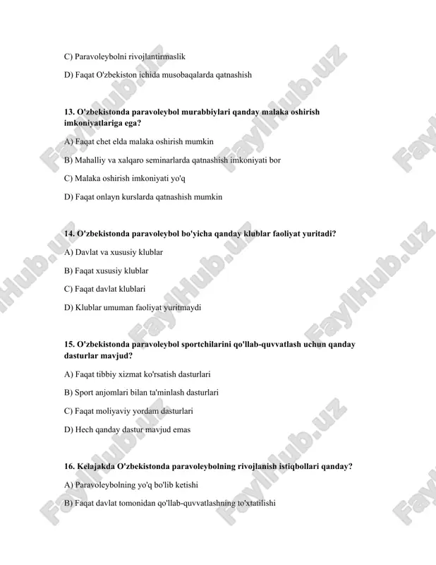 o'zbekistonda paravoleybolning rivojlanish bosqichlari - Page 4
