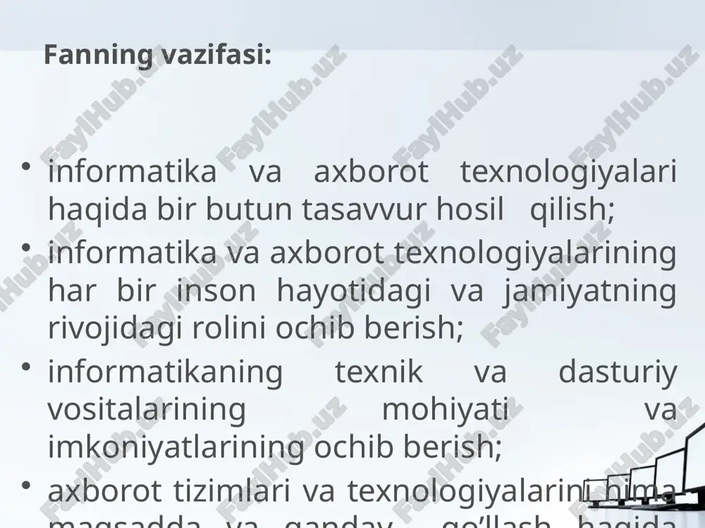 qtida qaror qabul qilish imkoni bo'lmasa, yoki tushunish uchun juda murakkab bo'lsa, yoki tashkilot uchun kerakli bo'lmasa u holda bunday axborot ham yoxshi samara bermaydi. ralph m. stair, george w.reynolds. fundamentals of information systems. sixth edition. course technology, cengage learning. usa. 2012. 7-p. a data flow diagram which shows a relatively high level view of the system, with only its relationships to external stakeholders and systems, is called a system context dia-gram (figure 15-6). system context diagrams are useful because they clearly show the boundaries of the system (i.e. what is part of the system and what is external to it) and the data that flows in and out (overall inputs and outputs). developers usually create a system context dia-gram first, and then create different ‘levels’ of dfds which show more a detailed view of the internal opera-tion of the system. in complex systems, several different levels might be created …