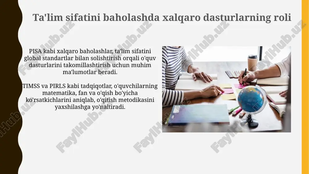 tala bilimini baholashda xalqaro baholash dasturlaridan foydalanish - Page 4