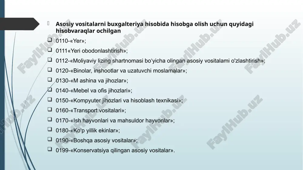 asosiy vositalar va nomoddiy aktivlar hisobi - Page 4