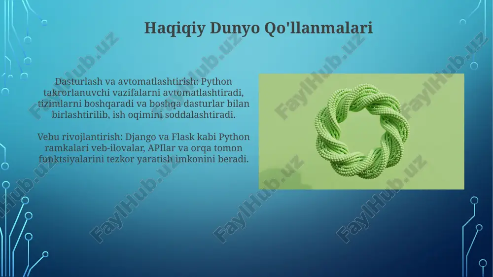 python dasturlash tili imkoniyatlari - Page 4
