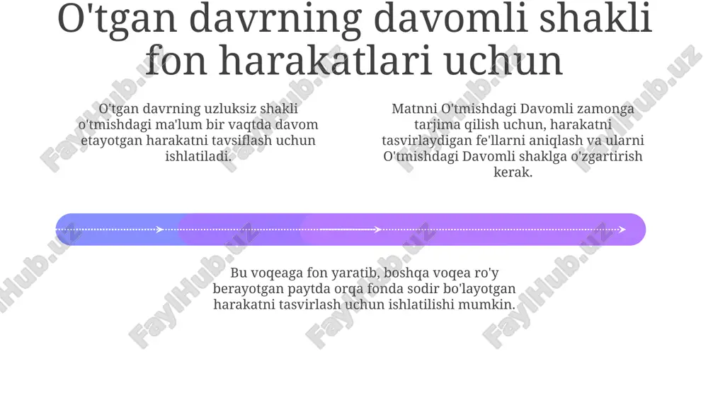 o'tgan davomli zamon misollar - Page 4